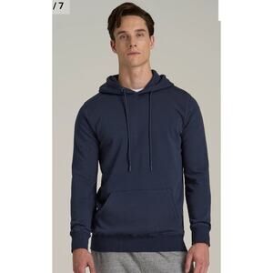 American Tall Navy Blue Pullover Hoodie Sweatshirt Men’s Size Small TALL